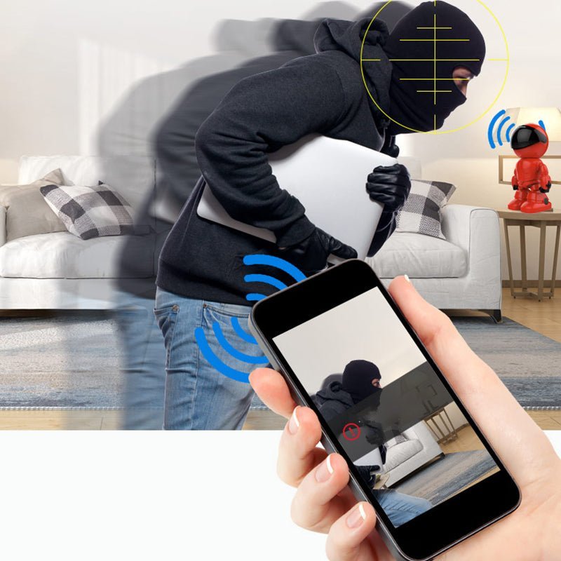 Wi-Fi overvåkningskamera med øyeblikkelig varsling