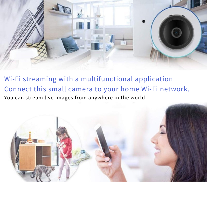 Mini WiFi-kamera med magnet: Diskret och effektiv säkerhet