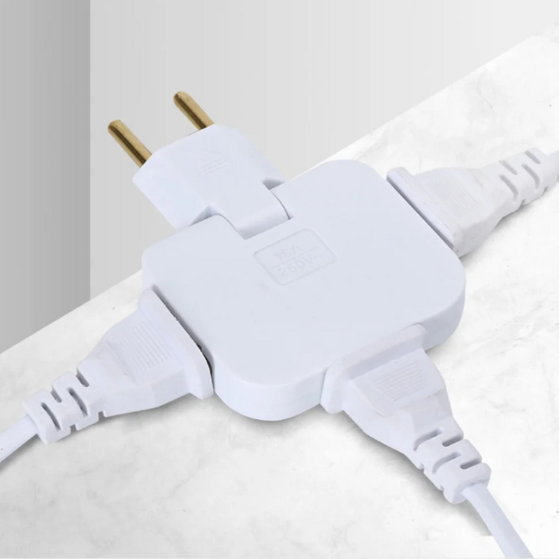 Compact and elegant universal power strip