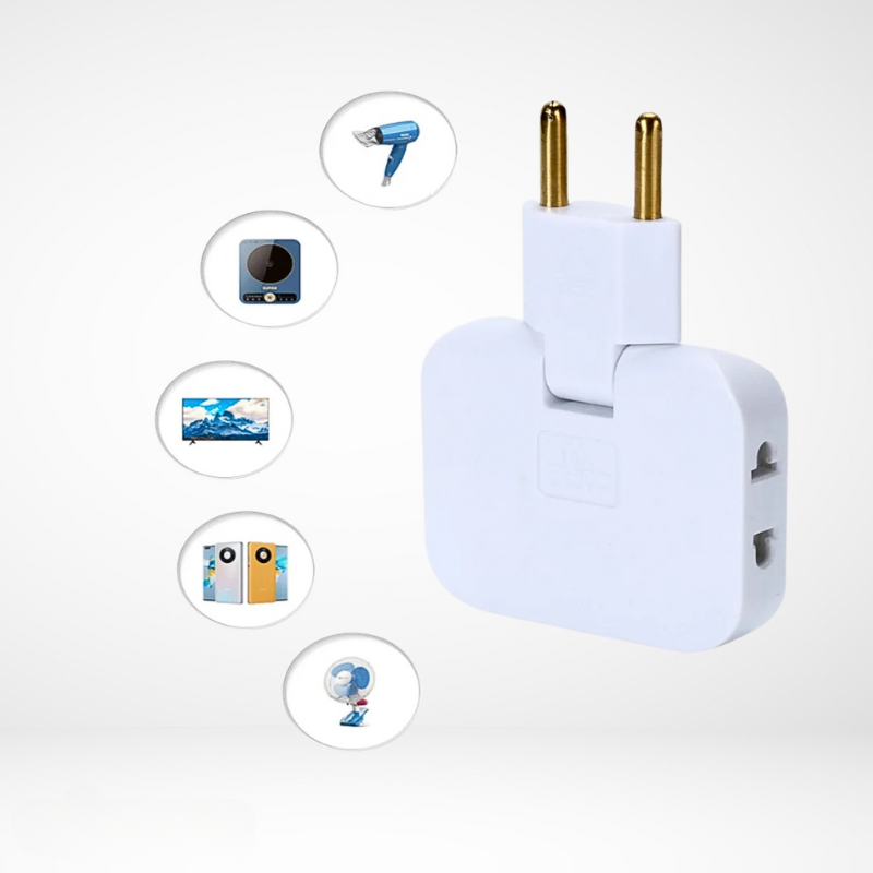 Compact and elegant universal power strip