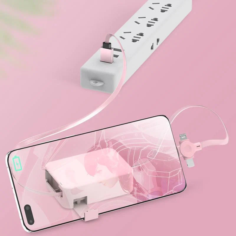 3 in 1 Retractable Cable - Versatility and Portability