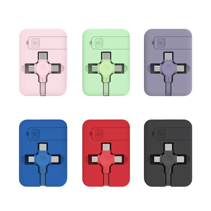 3 in 1 Retractable Cable - Versatility and Portability