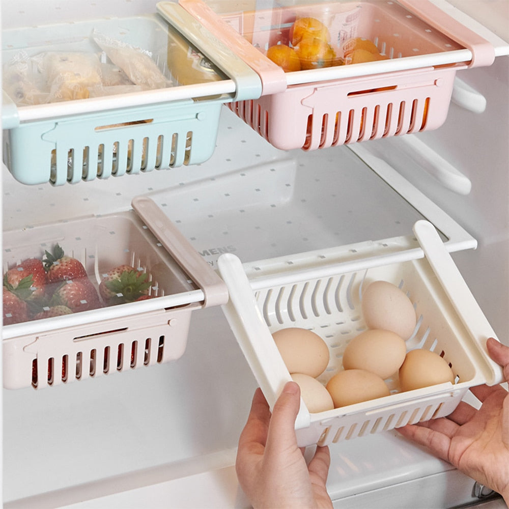 Verstellbarer Organizer für Kühlschrank: Maximieren Sie Ihren Raum