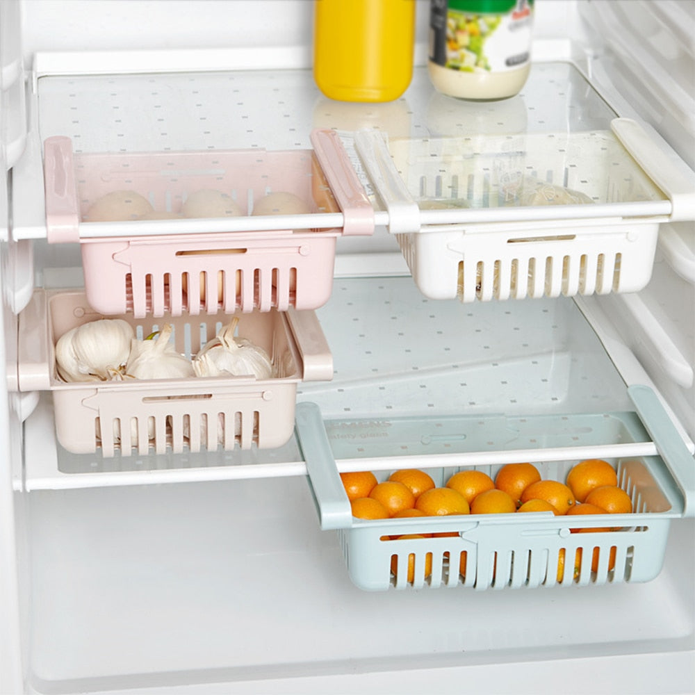 Verstellbarer Organizer für Kühlschrank: Maximieren Sie Ihren Raum